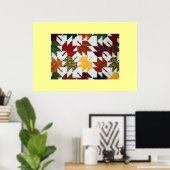 アミッシュ葉 ポスター (ホームオフィス)