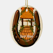 アミッシュ馬蹄希望ウェルオーナメント セラミックオーナメント (右)