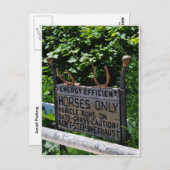 アミッシュ駐車場 ポストカード (正面/裏面)