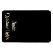 アミッシュ・クリスマスライト マグネット (横)