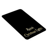 アミッシュ・クリスマスライト マグネット (右側)