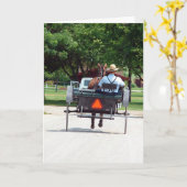 アミッシュ・トラベル カード (黄色い花)