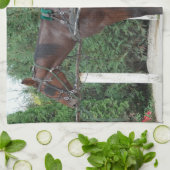 アミッシュ・ホース キッチンタオル (折り畳み)