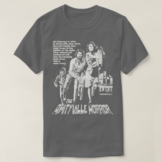 アミティヴィル恐怖 Tシャツ (デザイン正面)