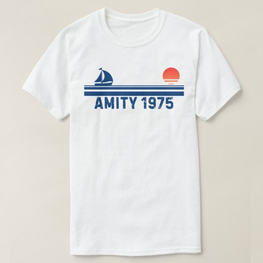 アミティ1975 レトロ Tシャツ (デザイン正面)