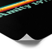 アミティ 1975 レトロ ヨットとサンセット デザインアイデア ポスター (角)