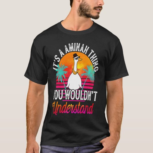 アミナに関することだからあなたにはわからないでしょ アミナ Tシャツ (正面)