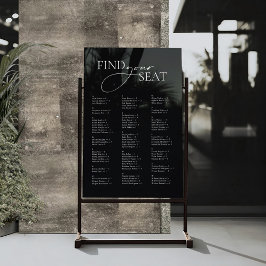 アミニマルモダンベ結婚ルベットの座席表 ウィンドウサイン