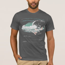 アミノ酸で綴ったアンディ、ダークカラーTee Tシャツ