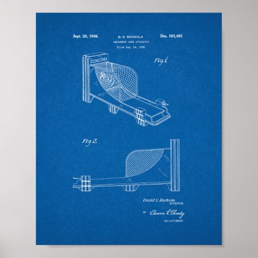 アミューズメントゲーム装置特許のデザイン- Bl ポスター (正面)