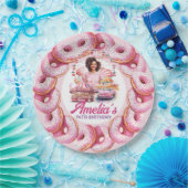 アミューズメントパークアフリカンアメリカン誕生日カスタム ペーパープレート (パーティー)