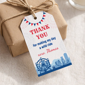 アミューズメントパークサンキューラベル ギフトタグ