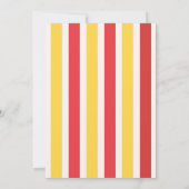 アミューズメントパークバースデーパーティー 招待状 (裏面)