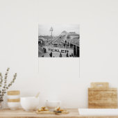 アミューズメントパークライド， 1915.ヴィンテージ写真 ポスター (キッチン)