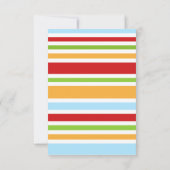 アミューズメントパーク誕生日パーティーの招待 招待状 (裏面)