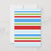 アミューズメントパーク誕生日パーティーの招待 招待状 (裏面)