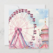 アミューズメントパーク誕生日 サンキューカード (裏面)