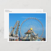 アミューズメントパーク、ワイルドウッドNJ、ヴィンテージ ポストカード (正面/裏面)