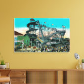 アミューズメントライドアットザパイク長ビーチ キャンバスプリント (インサイチュ (リビング))