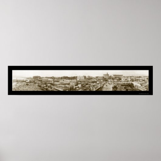 アミューズメントロングビーチ写真1908 ポスター (正面)