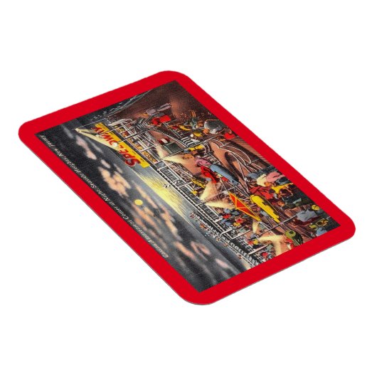 アミューズメント、シーサイドハイツ、ニュージャージーヴィンテージ マグネット (右側)