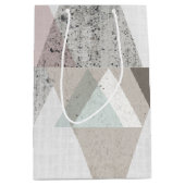 アミューズII |幾何学的モダン ミディアムペーパーバッグ (正面)