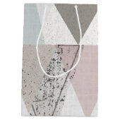 アミューズII |幾何学的モダン ミディアムペーパーバッグ (裏面)