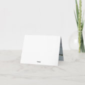 アミラ金ゴールドエレガントな結婚式 サンキューカード (裏面)