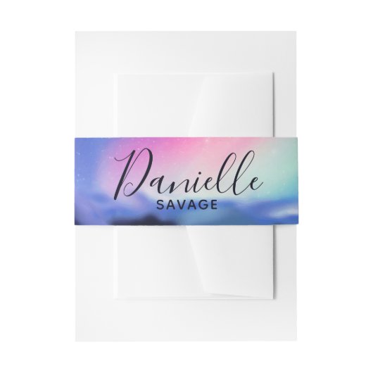 アミリオンオーロラドリームズ招待状用帯 招待状ベリーバンド (正面例)