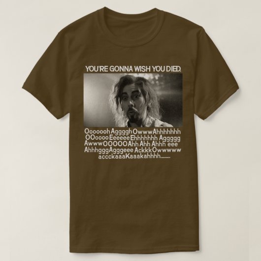 アミリン・ヴァンパイアの死のシーン Tシャツ (デザイン正面)