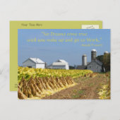 アミーシュ諺。夢。Lancaster Lititzポストカード2 ポストカード (正面/裏面)