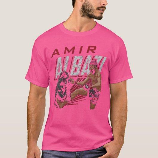 アミールアルバジフロントキックの習得 Tシャツ (正面)