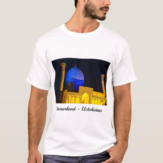 アミール・ティムールの陵墓 - ウズベキスタン サマルカンド Tシャツ (正面)