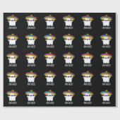 アミ幽霊メおもしろいキシカン幽霊プンダークBG ラッピングペーパー (フラット)