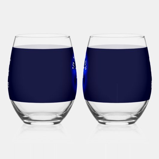アムイスラエルチャイ ステムなしワイングラス (右)