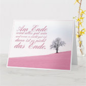 アムエンデ鳥は腸セインを全て取り除く カード (黄色い花)