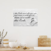 アムエンデ鳥は腸セインを全て取り除く ポスター (キッチン)