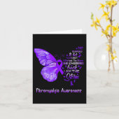 アムザストーム線維筋痛認識度バタフライ1 カード (黄色い花)