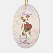 アムスタッフママセラミックハートオーナメント セラミックオーナメント (左)