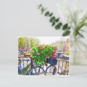 アムステルダムからのグリーティング ポストカード (スタンド正面)