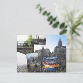 アムステルダムからの挨拶 ポストカード (スタンド正面)