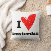 アムステルダムが大好き クッション (ブランケット)