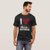 アムステルダムが大好き Tシャツ (正面フル)