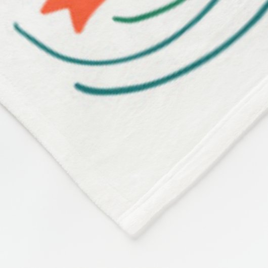 アムステルダムに動こう フリースブランケット (角)