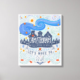 アムステルダムに移ろう キャンバスプリント