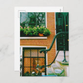 アムステルダムのカナルハウス シーズンポストカード (正面/裏面)