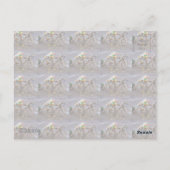 アムステルダムのクールでおもしろいで黄色いアヒルの自転車 ポストカード (裏面)