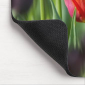 アムステルダムのケウケンホフ庭園のチューリップ マウスパッド (コーナー)