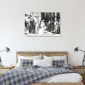 アムステルダムのシナゴーグのユダヤ人 キャンバスプリント (インサイチュ (寝室))