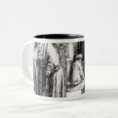 アムステルダムのシナゴーグのユダヤ人 ツートーンマグカップ (正面左)